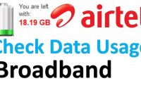 How To Check Your Airtel Broadband Usage