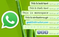 How to Change Fonts of Whatsapp Text