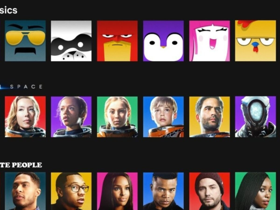 Profile Icons on the Netflix App