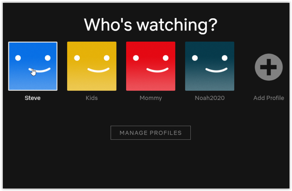 Use Hidden Netflix Profile Images