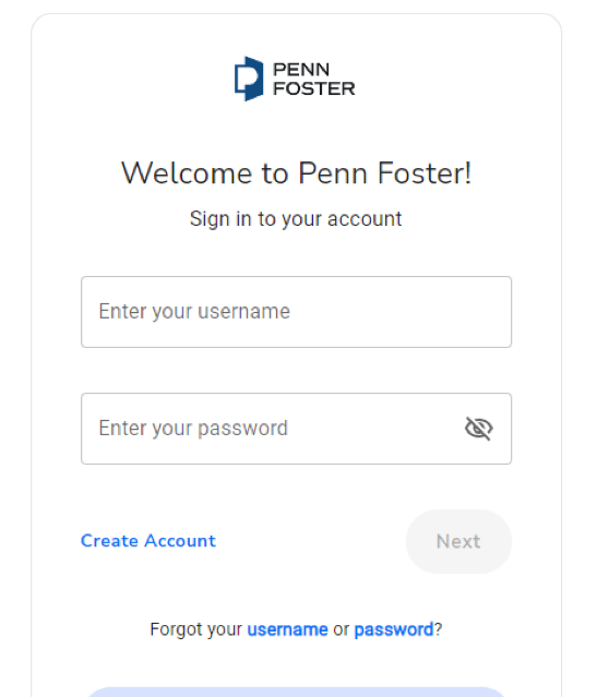 Steps to Access Penn Foster Student Portal
