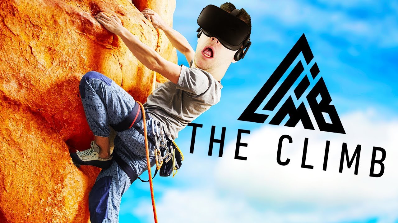 Go rock climbing with the VR
