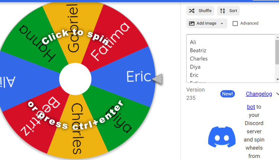 Wheel of Names