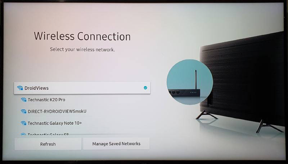 Connectivity Issues between Samsung TV and Wi-Fi