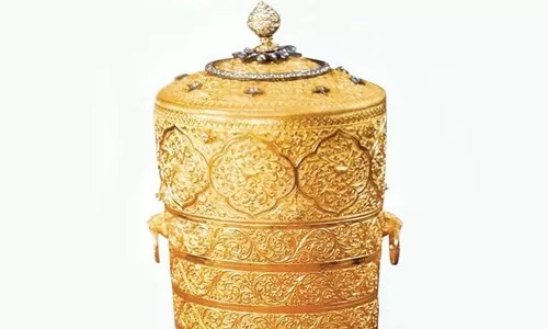 Stealing was Not Enough Thieves Had to Eat out of The Golden Tiff-in Box