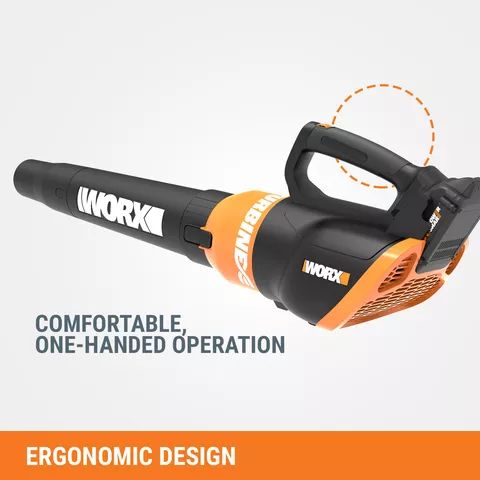 WORX WG546 20V Cordless Blower Review 10