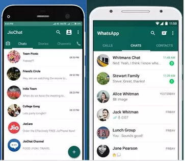 Features of Jio Chat