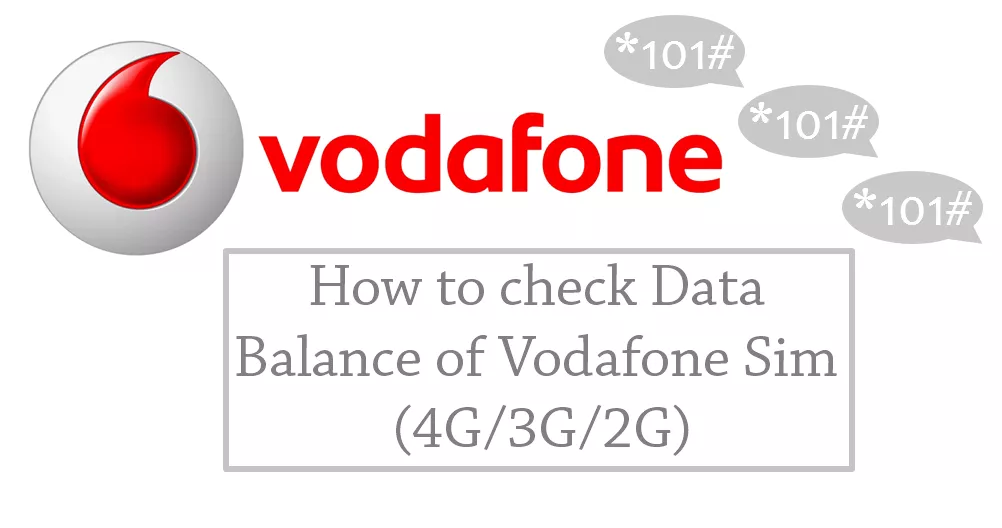 Vodafone Internet Balance Check