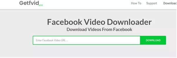 Download Facebook videos using Getfvid