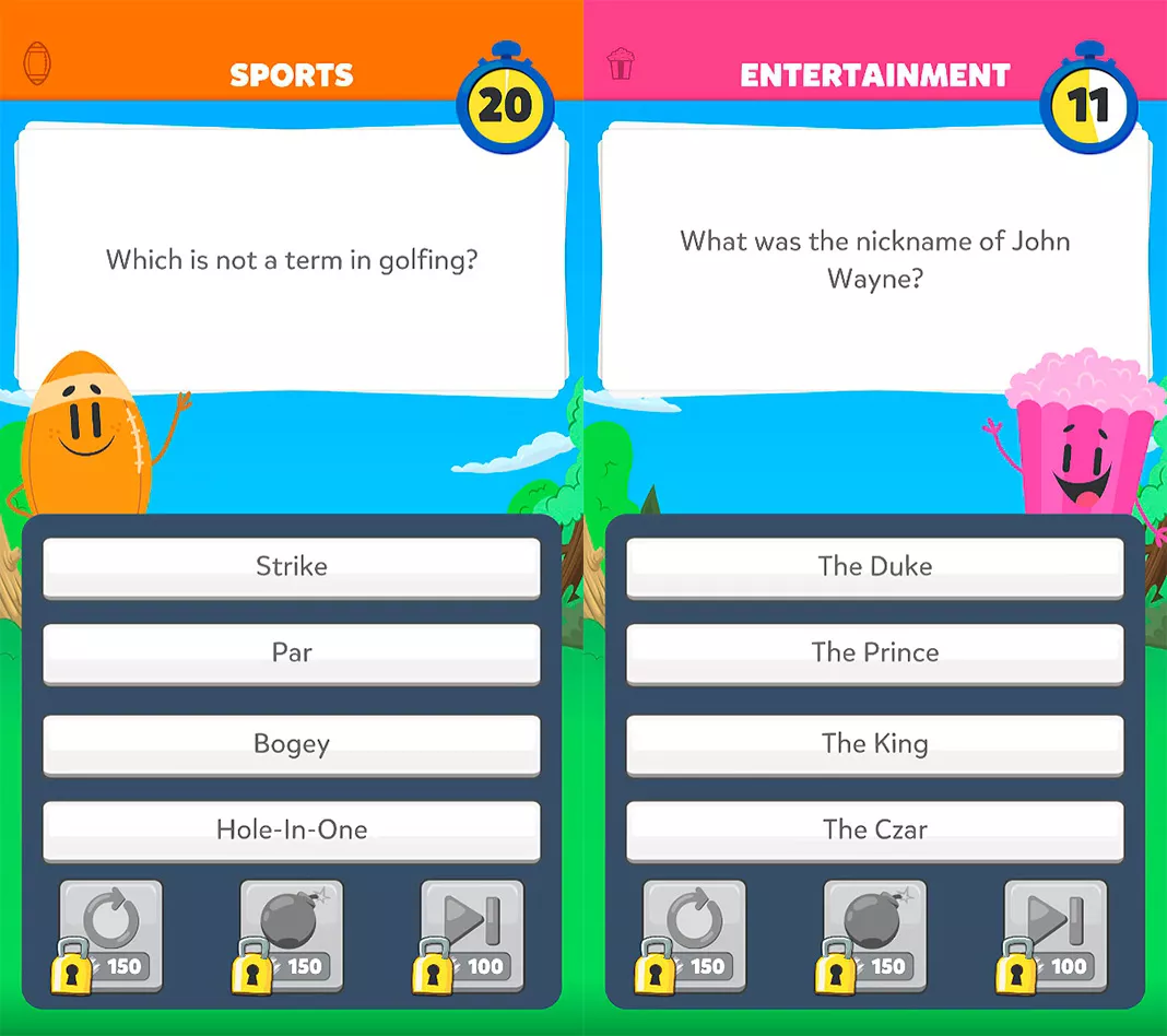 Trivia Crack is a question and answer game