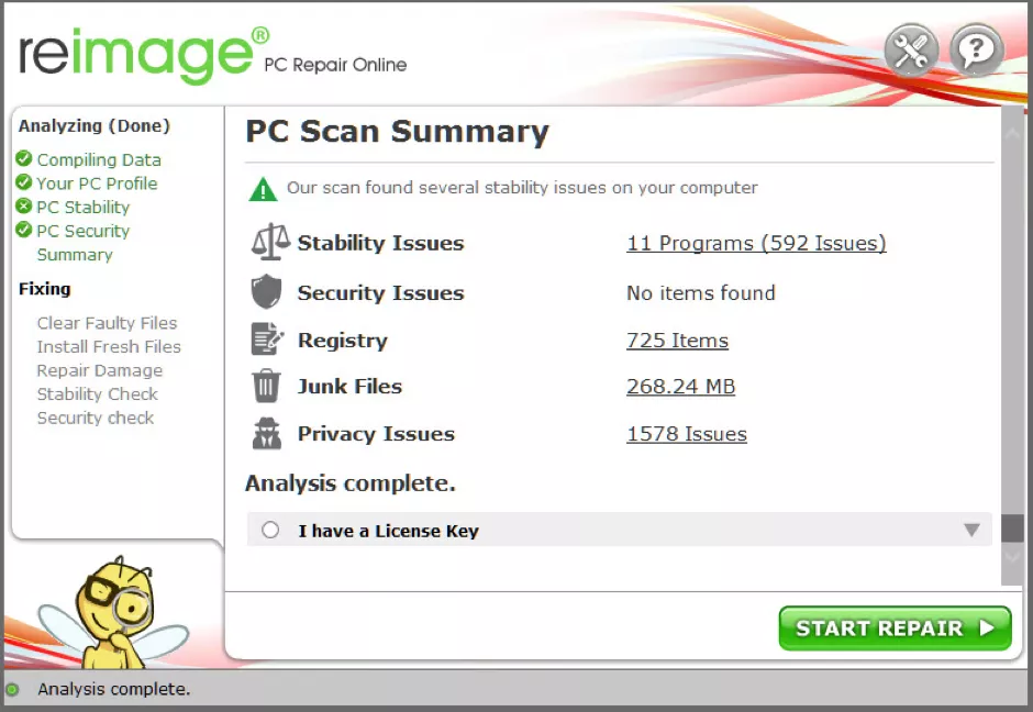 Download the reimage and install it